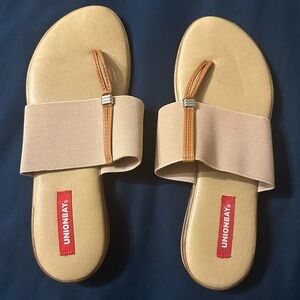 Unionbay Stretch Sandal-Tan,  7